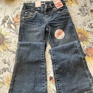 Authentic Levi’s premium denim jean size 8 color blue